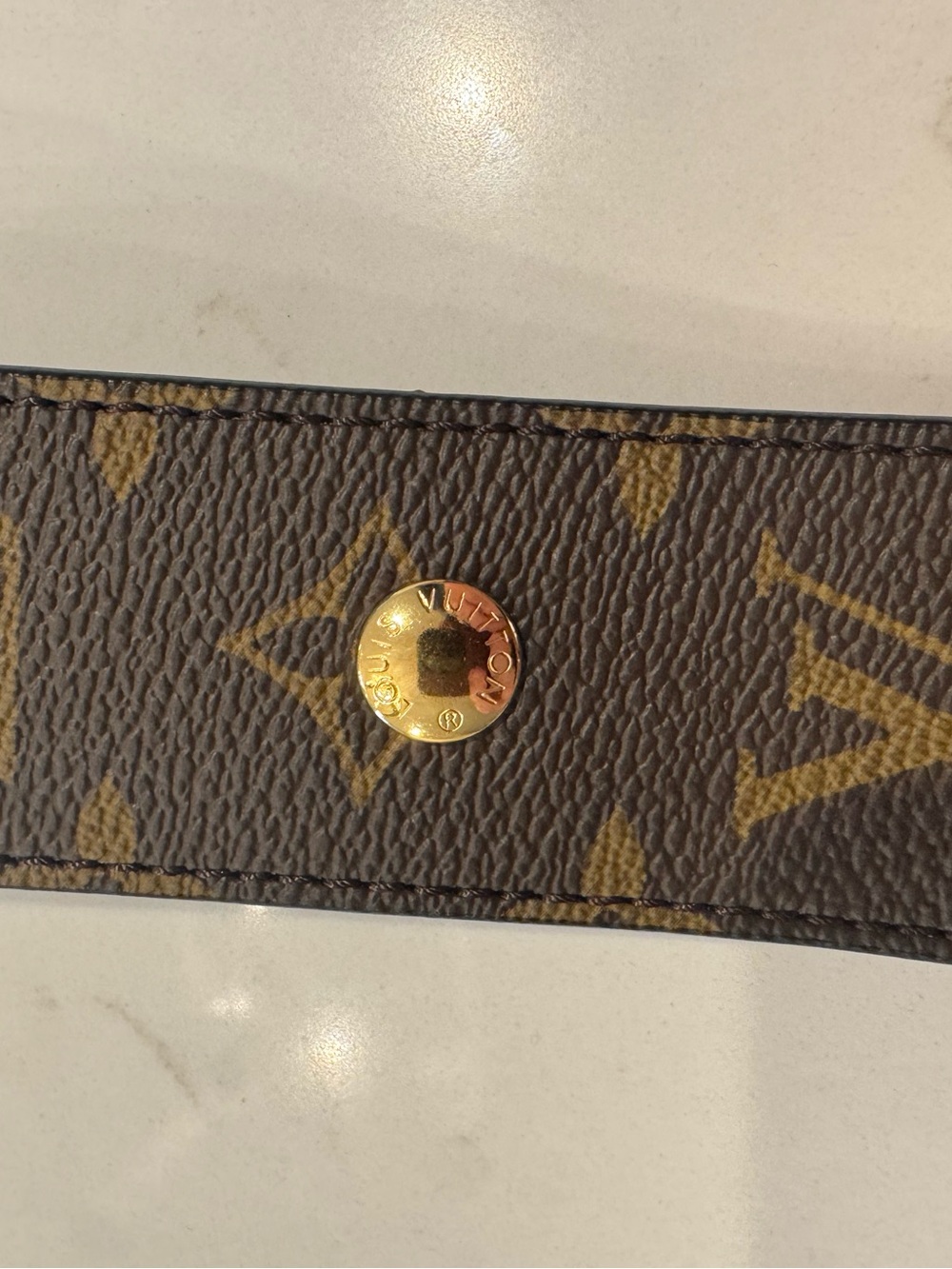 Louis Vuitton Bandoulière Leather Monogram Adjustable Bag Strap Style J0246 - Picture 9 of 11